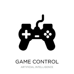 game control icon vector on white background, game control trend
