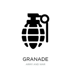 granade icon vector on white background, granade trendy filled i