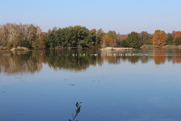 Vrbenský pond near české Budéjovice, South Bohemia, Czech republic