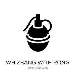 whizbang with rong icon vector on white background, whizbang wit