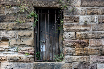 old door that is barred
