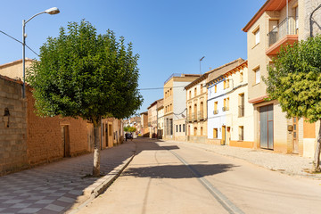 Fototapeta na wymiar a street in Cetina town, province of Zaragoza, Aragon, Spain