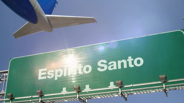 Airplane Take off Espirito Santo