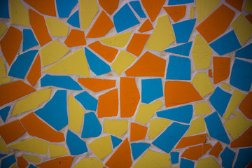 Mosaic. Multi-colored mosaic of ceramic tiles.