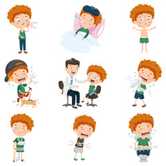 Vector Illustration Of Cartoon Character