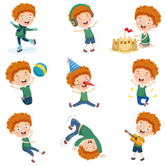 Vector Illustration Of Cartoon Character