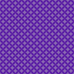 Geometric Circles Seamless Pattern - Tinted purple and white geometric circles