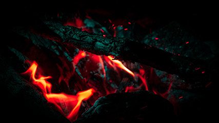 Campfire - Red Orange Green