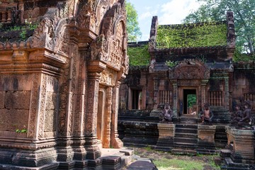 Banteay Srei beautiful temple at angkor