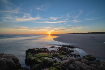 Seascape of the Australian Coast - Ocean at Sunset