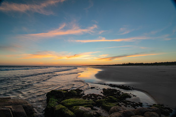 Seascape of the Australian Coast - Ocean at Sunset