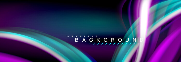 Blurred fluid colors background, abstract waves lines, mixing colours with light effects on light backdrop. Vector artistic illustration for presentation, app wallpaper, banner or posters