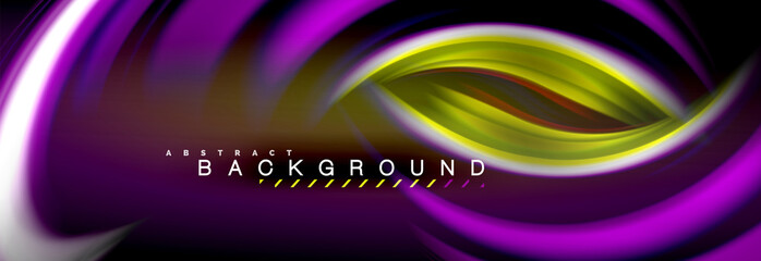 Blurred fluid colors background, abstract waves lines, mixing colours with light effects on light backdrop. Vector artistic illustration for presentation, app wallpaper, banner or posters