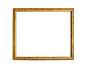 Gold picture frame 