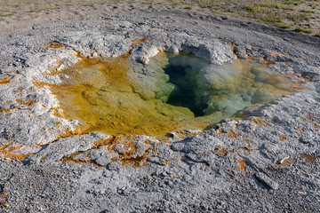 Old Faithful and Upper Geyser Basin - Yellowstone National Park