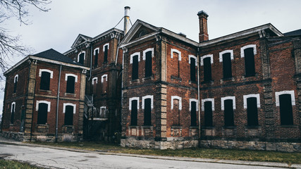 Fototapeta na wymiar Abandoned Century Manor