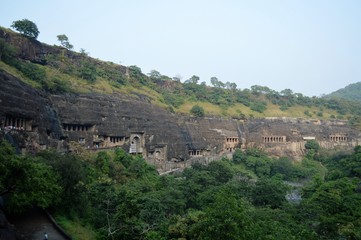 Fototapeta na wymiar Ajanta caves, Maharashra, India