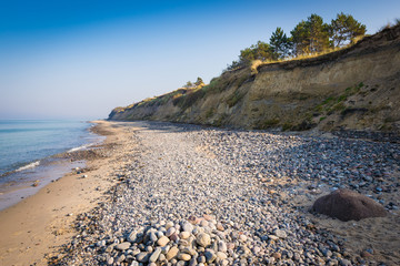 Die Steilküste auf Insel Rügen