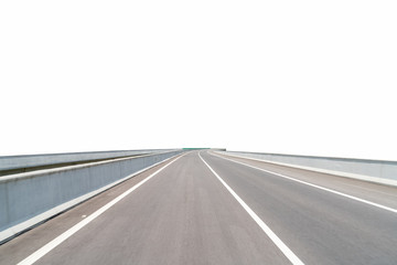 Fototapeta na wymiar highway isolated on white
