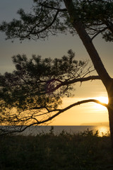 Sonnenaufgang an der Ostsee auf Insel Rügen