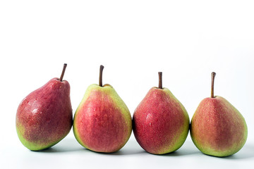 Gourd pear on white background