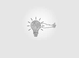 Obraz premium Innovation concept to Like