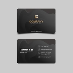 Obraz premium Modern business card template with elegant style