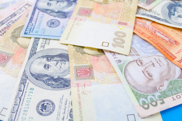 money background close up