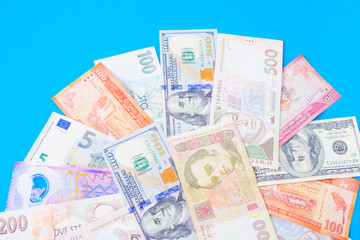 money background close up