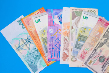 money background close up