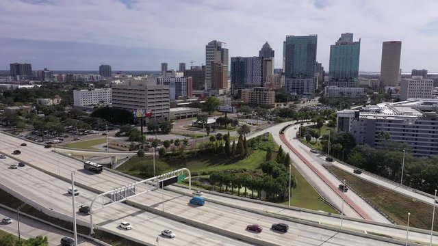 Tampa FL Aerial 2018 Downtown 256