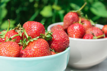 natural, organic strawberries