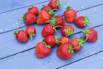 natural, organic strawberries