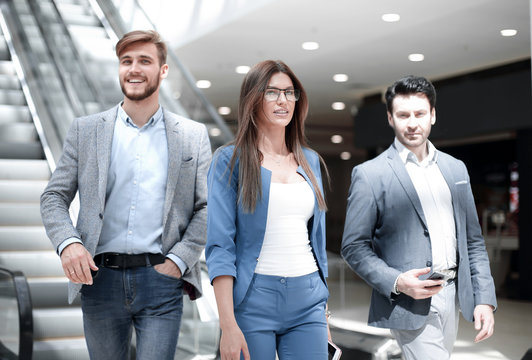 group of successful employees