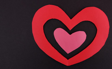Heart shape in Valentin Day.