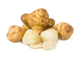 jerusalem artichoke isolated