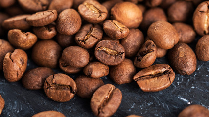 Coffee beans background.