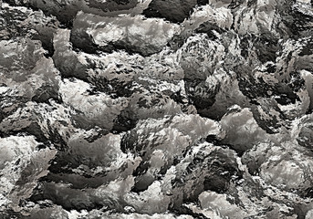 grunge waves illustration