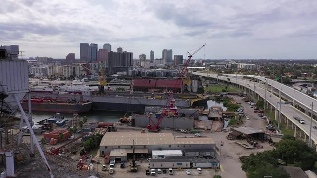 Tampa FL Aerial 2018 Downtown 307