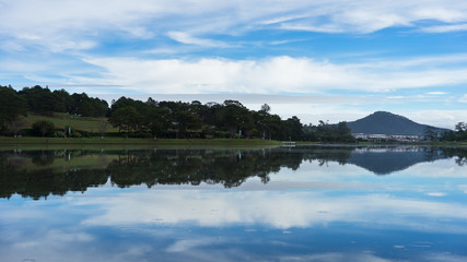 lake in the mountain