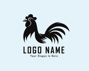 chicken, rooster drawing art logo design inspiration © ShiipArts