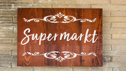Schild 344 - Supermarkt