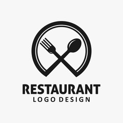 Food restaurant logo design