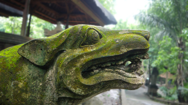 Bali island statue 