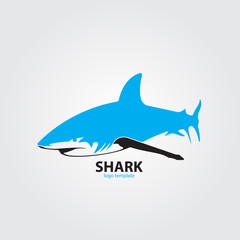 blue shark logo