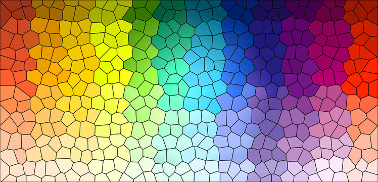  vitrail couleurs chromatiques 