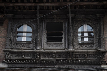 Fototapeta na wymiar streets of Kathmandu