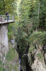 Steg in der Rappenlochschlucht