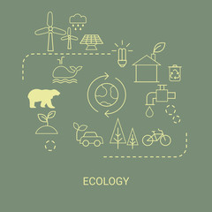 Vector ecology concept