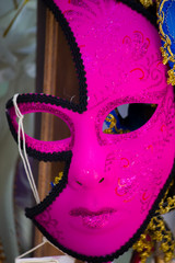 Colorful mask in Venice, Italy